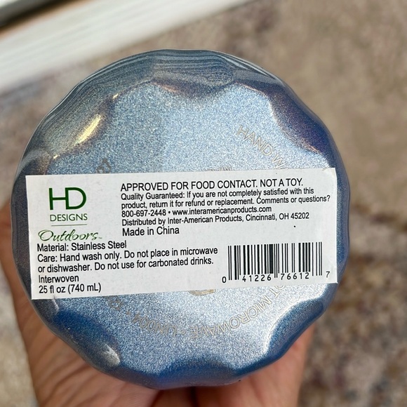 NWT HD Designs Outdoors Stainless Steel Insulated Water Bottle 25oz - Picture 4 of 6